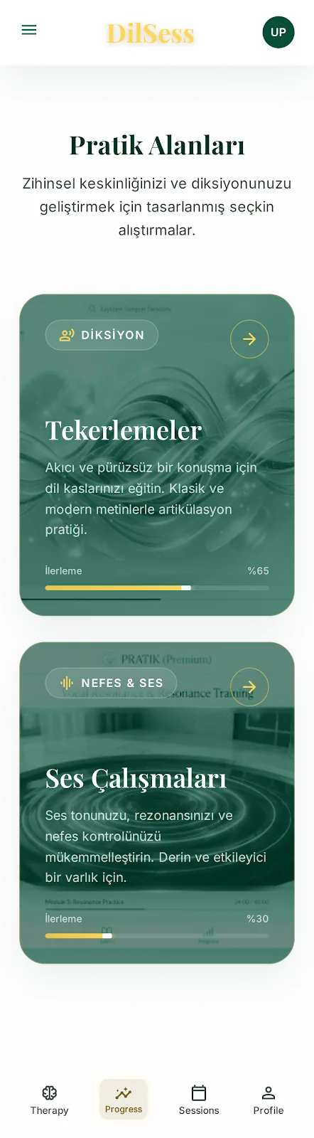Diksiyon ekranı